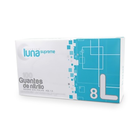 Guantes nitrilo Supreme negro LUNA