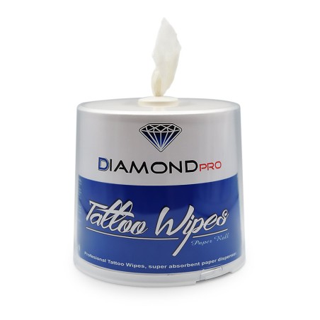 Tattoo Wipes Diamond Pro con dispensador