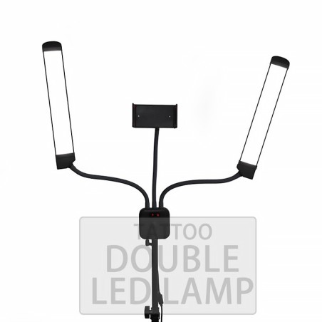 Lámpara de AVA led de doble brazo y soporte movil.