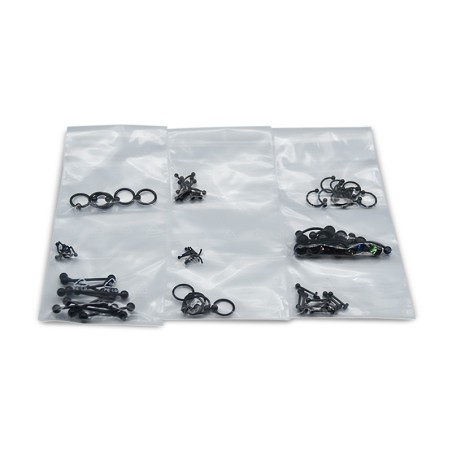 Kit piercing basico Black Line (70 piezas)