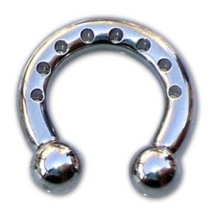 Circular barbell agujeros con bolas